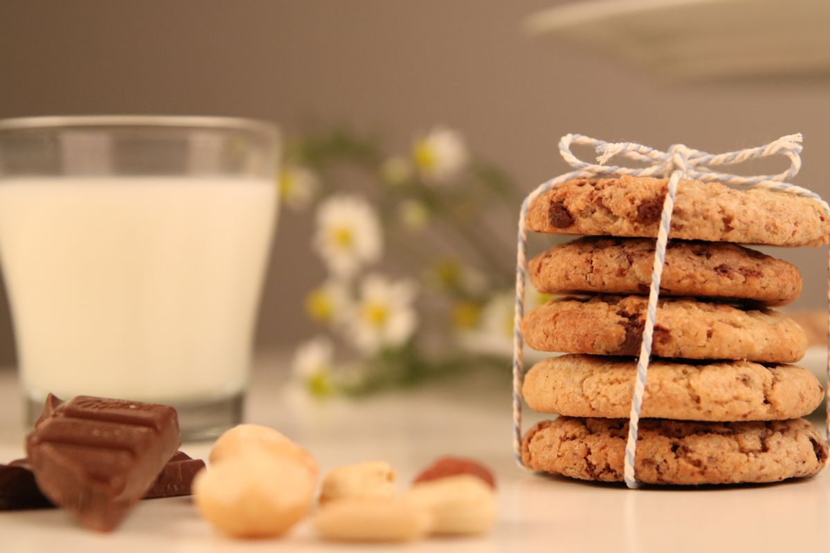 Schoko-Nuss Cookies