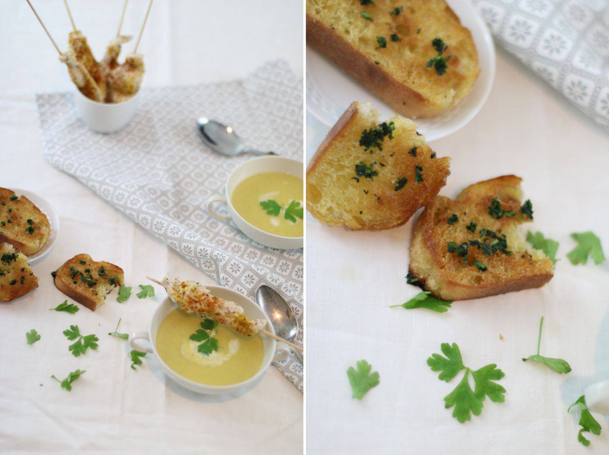 Suppe aus Patinaken und Kartoffeln