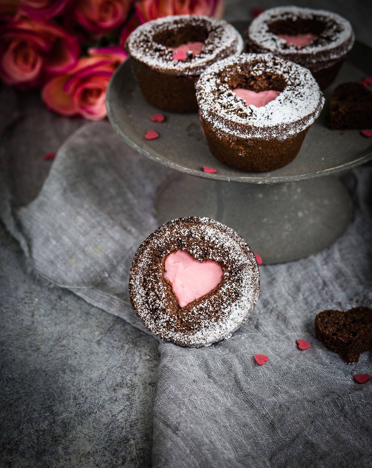 Valentinstags-Muffins