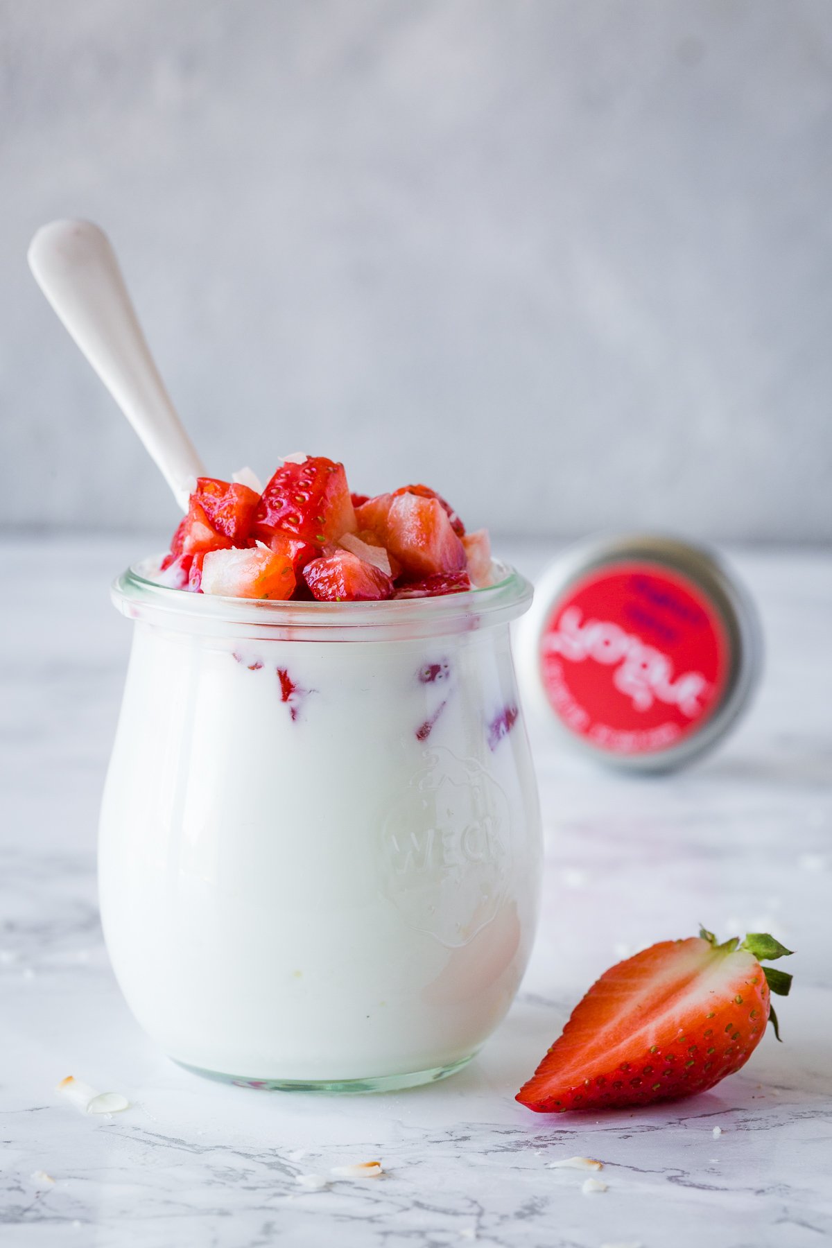Thermomix Joghurt mit Erdbeeren